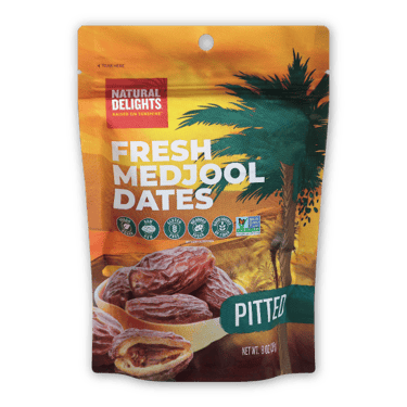 Natural Delights Pitted Fresh Medjool Dates Pouch